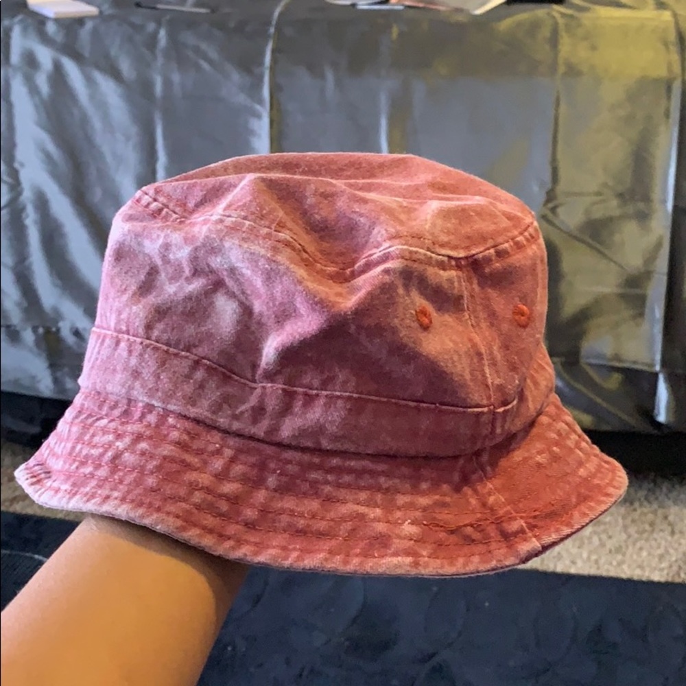 Red Bucket hat